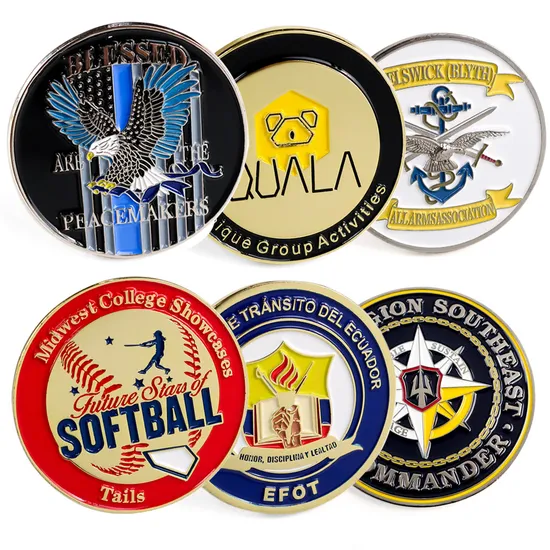 Factory Making Cheap High Quality Metal Crafts Custom Challenge Coins
