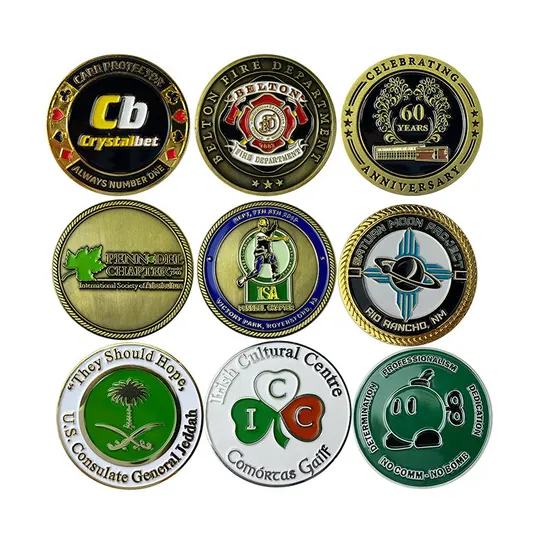 Factory Price Old Metal Stamping Die Custom Challenge Coins with Logo