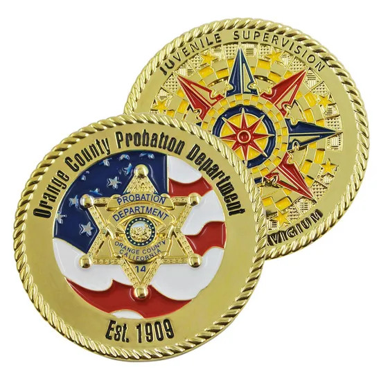 Custom Gold Plating Art Challenge Engraved Logo Canada Souvenir Coins