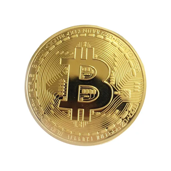 Souvenir Doge Coin Custom Gold Bitcoin Coin Casting Silver Crypto Coins for Collection