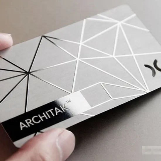 Custom Personalized Metal Business Name Card