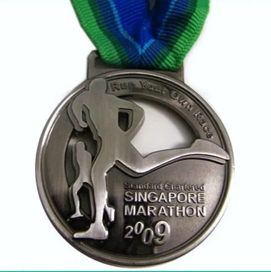 China Direct Factory Custom 2D or 3D Sport Metal Medal Gold Silver Bronze Military Medal Running Marathon Football Soccer Basketball Karate Katana Custom Medal