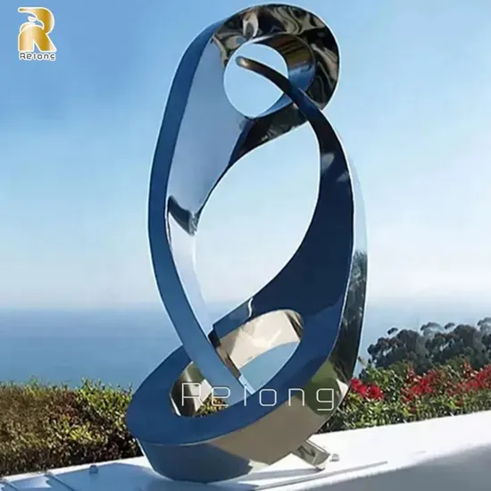Chinese Factory Price High Quality Outdoor Modern Metal Abstract Stainless Steel Art Sculpture Decor