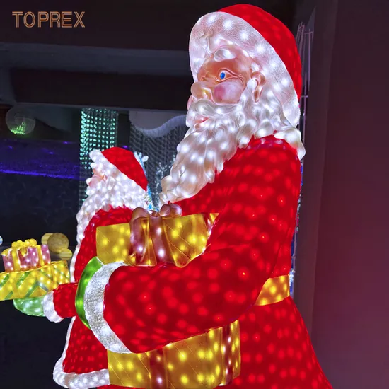 LED Christmas Lights Santa Clause Decorative Lighting