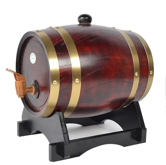 Naturally Oak Wood Beer Barrel, Handmade Wood Craft