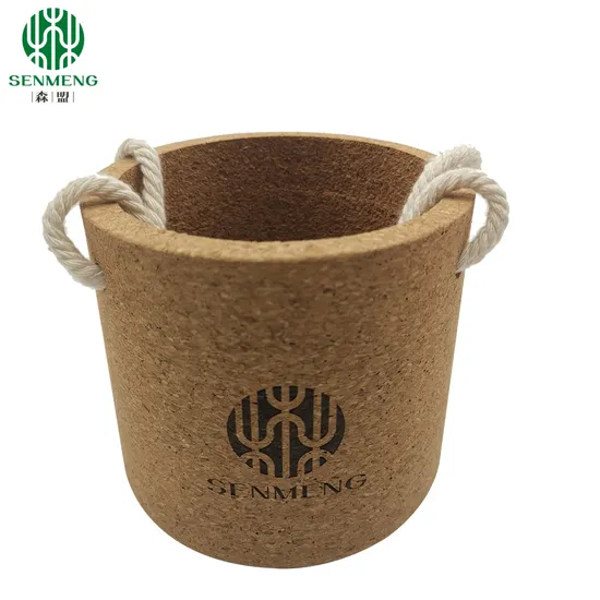 Best Natural Insulation Eco-Friendly Wholesale Decoration Cork Flower Pot