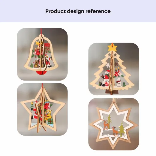 Christmas Decoration Wooden Christmas Tree