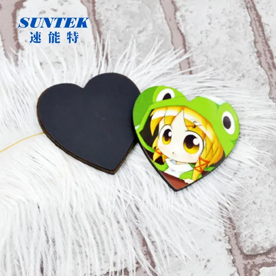 Heart Shape MDF Fridge Magnets for Sublimation Heat Transfer Printing