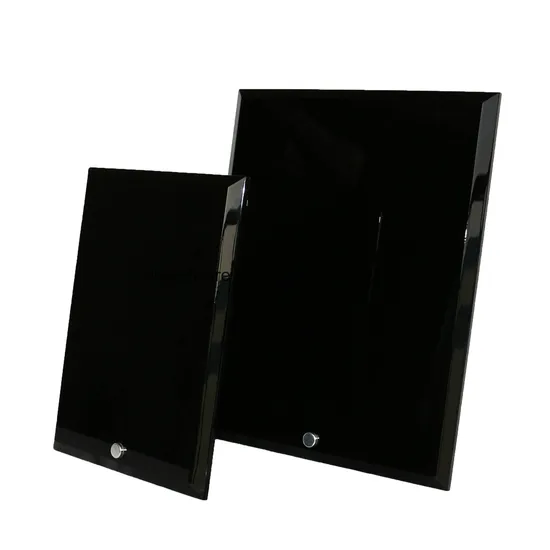 Black Acrylic Awards Desk Plaque
