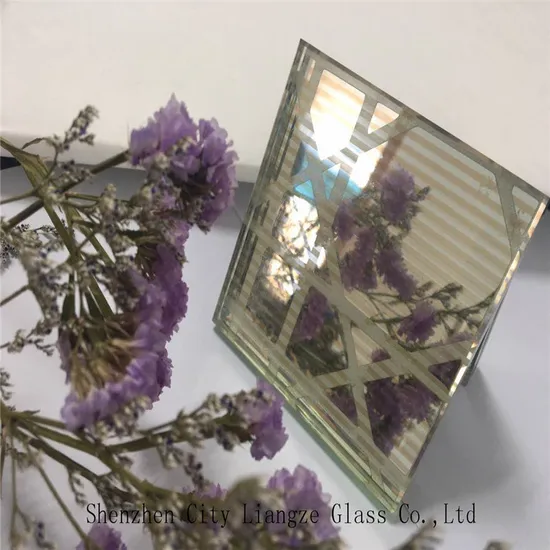 10mm+Silk+5mm Mirror Laminated Glass/Craft Glass/Tempered Glass/Safety Glass for Decoration