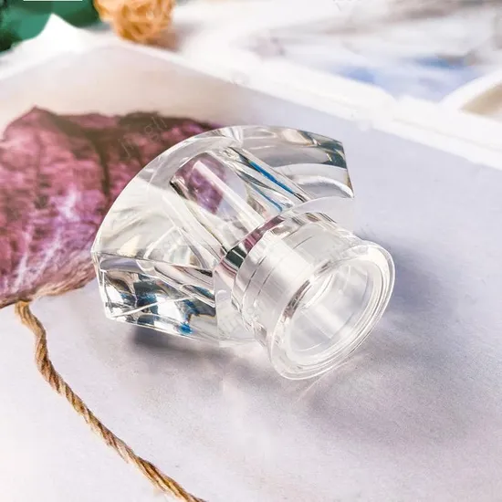 50ml Round Shape Glass Perfume Bottle in Diamond Shape