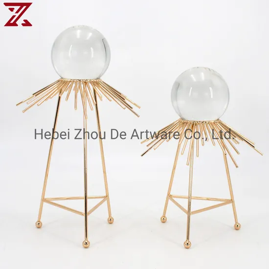 Luxury Home Decoration Pieces Crystal Ball Home Accessories Table Living Room Decoration