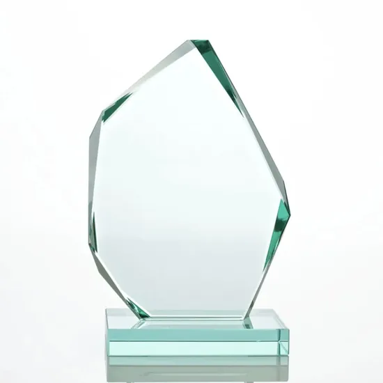Engraved Peak Jade Glass Award (#1602)