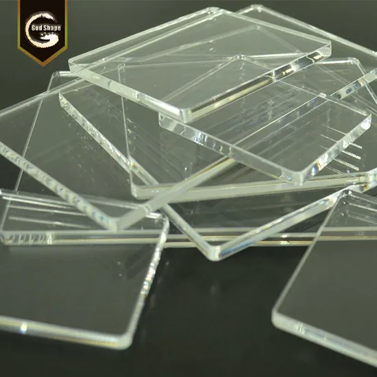 crystal promotional Gift OEM Desk Sign Transparent Acrylic