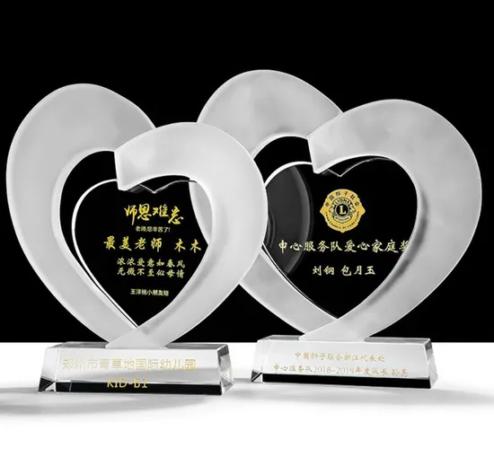 Crystal Car Cube Block Model with Engraved Name Text for Business Gift