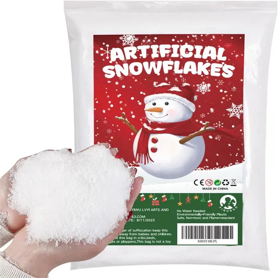 16 Oz Artificial Snow for Christmas Village Displays and Decor