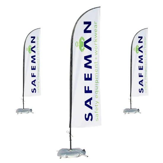 Feather Custom Flying Promotional Flags Advertising Banners Beach Swooper Flags