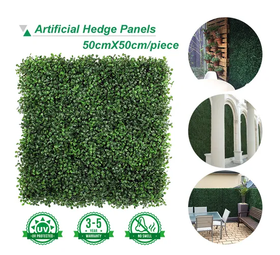 Garden Latest Design UV Protected Fake IVY Green Fence Wall for Decks