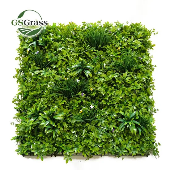 Factory Direct Wholesale 100cm*100cm Artificial Green Fence Privacy Vertical Garden Panel