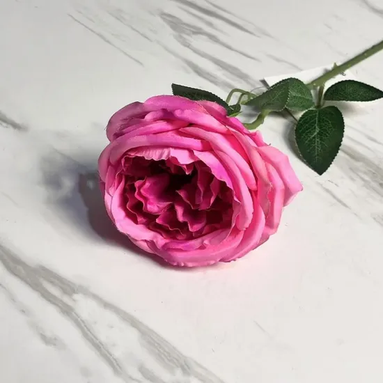Single Austin Rose for Wedding Home Decoration From Factory Artificial Flower