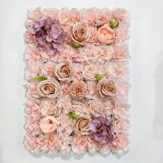 Wholesale 40*60cm Wall Backdrop Artificial Flower Wall Panels for Wedding Home
