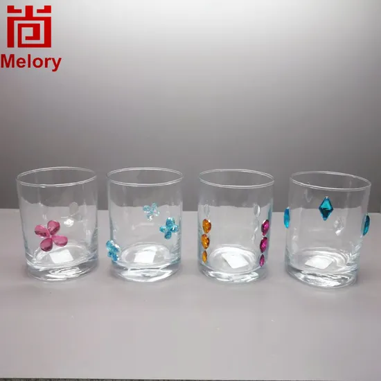 DIY Diamond Deco on Scented Candles Jar for Home Decoration