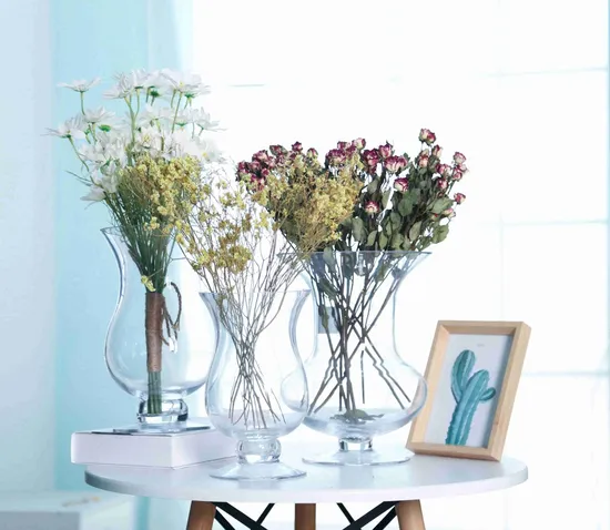Hot Selling Glass Hurricane Vase Candle Holder