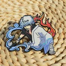 Enamel Metal Badge of Gintoki Sakata From Gintama