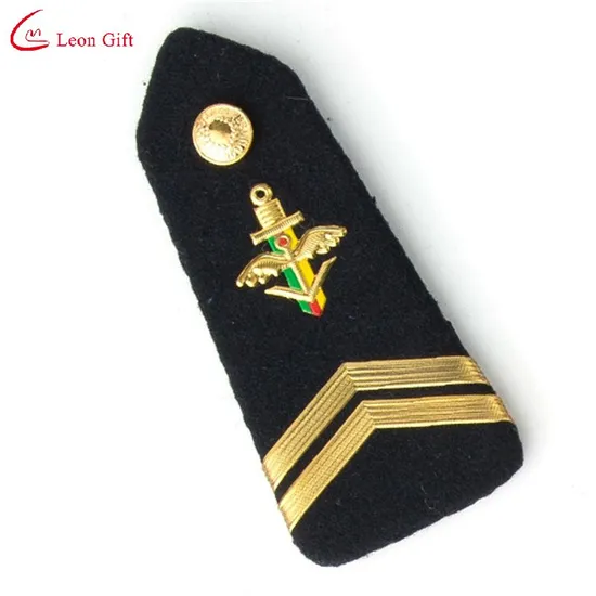 Custom Logo Africa Cameroon Series PVC Silicone Military Police Honor Hard Angle Armband Clothing Accessories Shoulder Badge