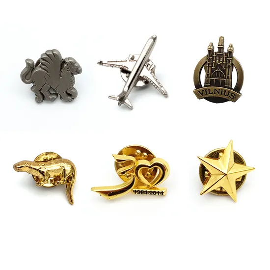 Promotional Gift 3D Airplane Metal Badge for Decoration