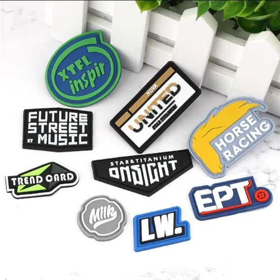 Custom Embossed 3D Soft Garment PVC Patch