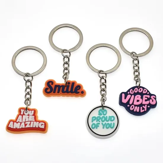 Custom OEM/ODM Anime 3D PVC Keychain - High-Quality Silicone Promotional Key Ring, Cute Cartoon Backpack Design for Corporate Gifts (China Manufacturer)