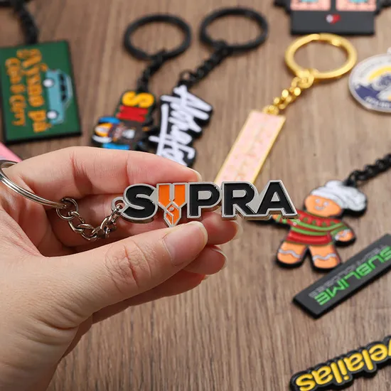 Factory Personalized High Quality 3D Car Key Chains Wholesale Porte Cles Metal Anime Key Chain Custom Logo Enamel Keychain