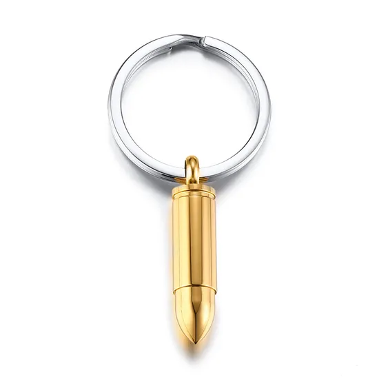 Metal Steel Bullet Keychain Custom Car Jewelry