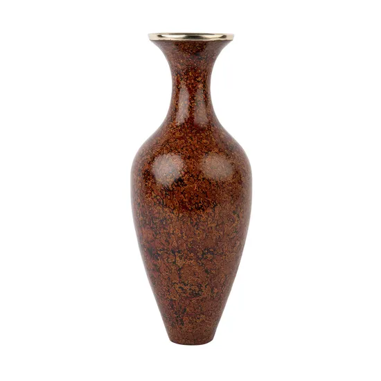 Bronze Vase Sculpture Metal Vase Decoration Hyv-6002