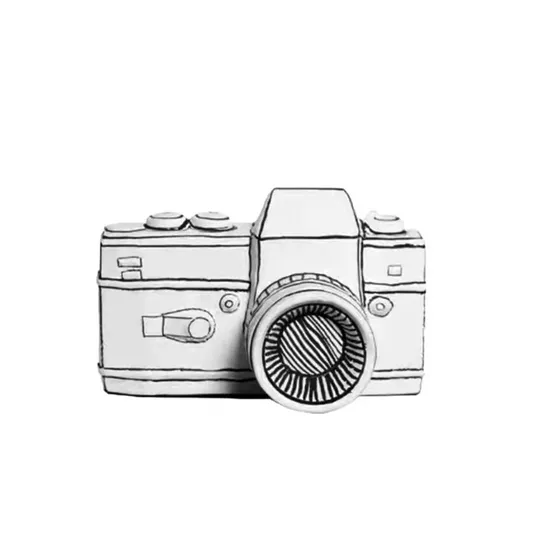 Indoor Home Furnishing Art Crafts Ornaments Camera Sculpture Home Decoration Items
