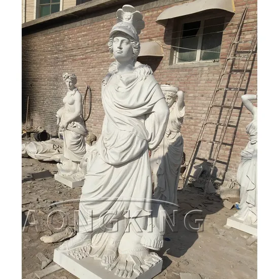 Classicial Ancient Figure Marble Bigfoot Statue