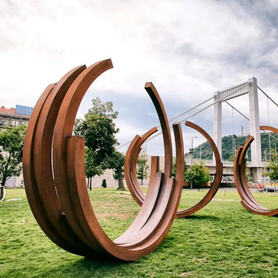 Large Outdoor Corten Steel Sculpture Metal Garden Sculptures for Sale