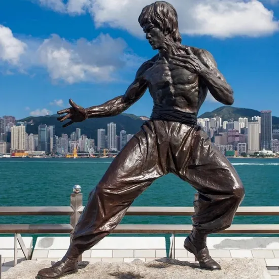 Life Size Bronze Bruce Lee Sculpture Statue for Sale