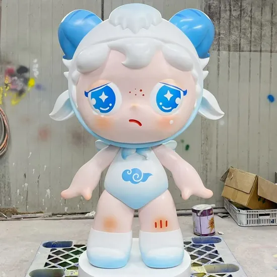 Large Folk Art Resin Outdoor Garden Park Decoration Fiberglass Animal Wall Street Bull Statue