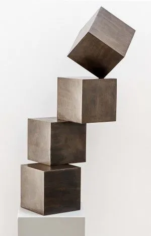 Large Trinity Corten Steel Outdoor Sculpture