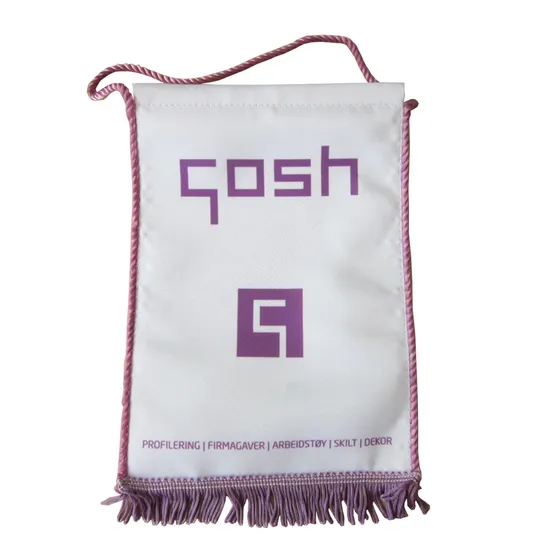 Wholesale Custom Logo Double Sided Print Table Banner Football Club Exchange Flag Felt Banner for Sports Fans Club Banner National Flag Table Flag Pennants