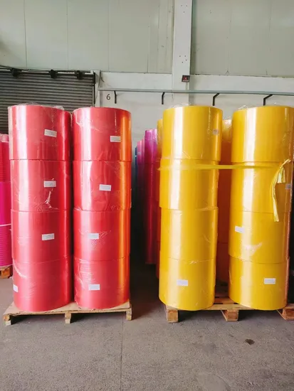 Wholesale Solid Color Large Width Plastic Gift Wrap Ribbon Roll for Custom Ribbon with Logo