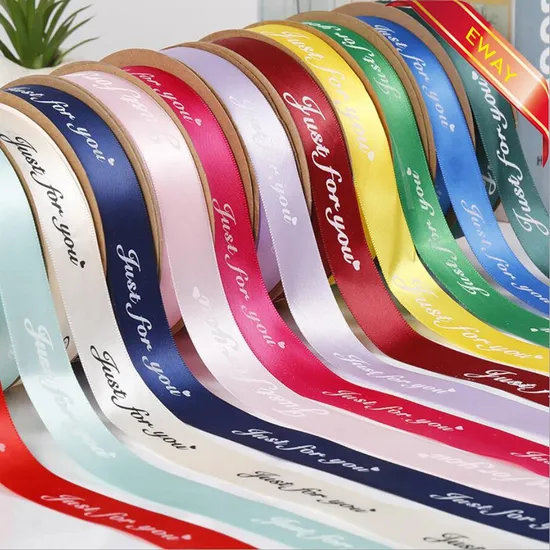 New Custom Printed Ribbon Gift Box Ribbon Tape Ribbon