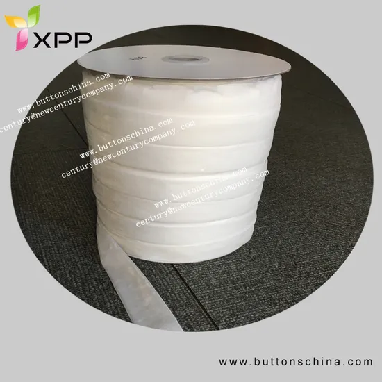 High Quality Dyable Color Velvet Ribbon with Elastic