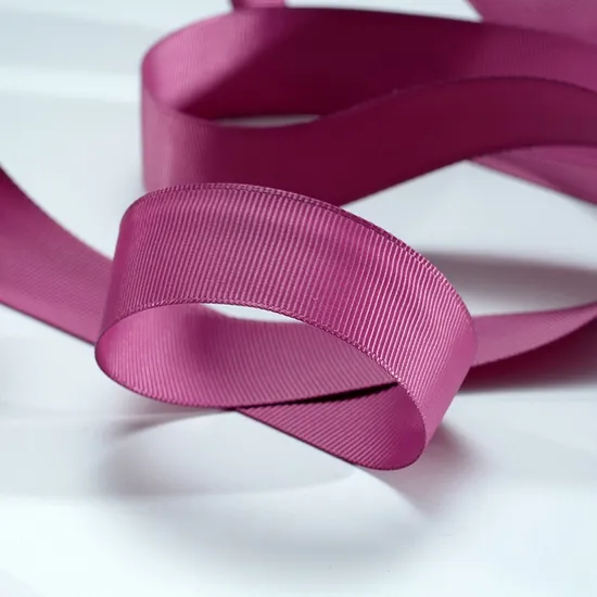 Wholesale Solid Color Grosgrain Ribbon Decorative Polyester Ribbon