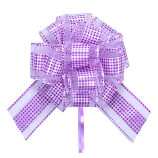 Hot Sell 8 Loops 50mm DIY Gift Present Wrapping Pull Bow Christmas Decoration POM POM Pull Bow