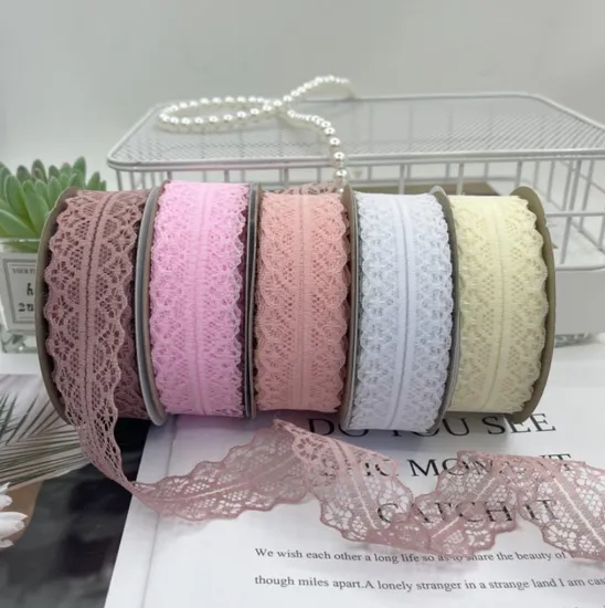Manufacturers Wholesale 3cm Lace Ribbon Baking Cake Wedding Decoration Accessories Decorative Ribbon Packing Tape
