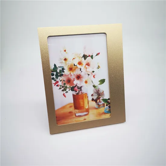 Elegant Aluminium Gold Photo Frame for Cherished Memories Display