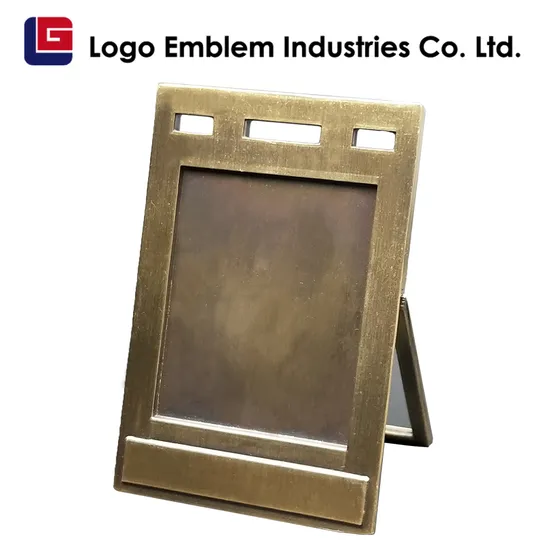 Holiday Gifts Metal Logo Emblem or OEM Memory PVC Photo Frames